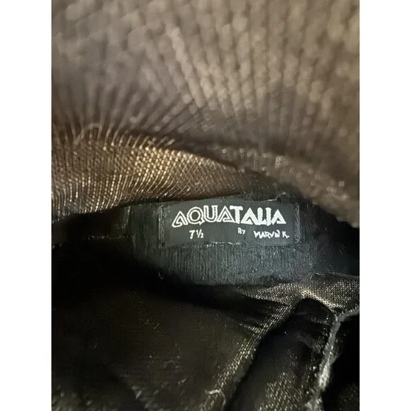 Aquatalia Women’s Mid Calf Boots Brown Suede Waterproof Block Heel Size 7.5 - Picture 14 of 16